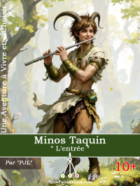 Couverture LDVEH Minos Taquin : L'entrée